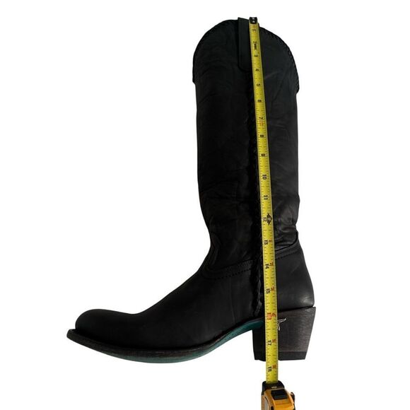 Lane Women's Plain Jane Charcoal Tall Western Boots EUC - Picture 8 of 8